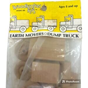 Woodkrafter Kits Earth Movers Dump Truck Model 504 *New* Vintage 1983